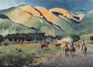 BOREN James 1921-1990,Evening in Montana,1989,Scottsdale Art Auction US 2023-04-14