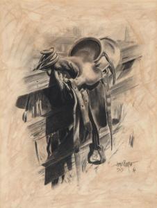 BOREN James 1921-1990,Untitled (Saddle),1969,Santa Fe Art Auction US 2022-11-04