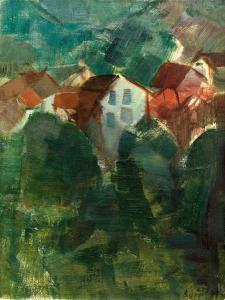 Bores Francisco 1898-1972,Landschaft mit Häusern,1938,im Kinsky Auktionshaus AT 2010-06-22