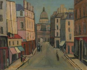 BORGEAUD Georges 1913-1998,Paris, le Dôme du Panthéon,1954,Beurret Bailly Widmer Auctions 2024-03-20