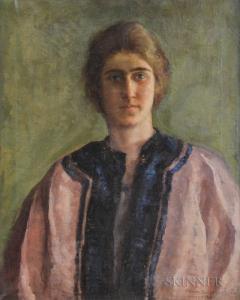 Borgeson Lunger Patrice,Portrait of Elizabeth Woolley,1922,Skinner US 2017-11-17