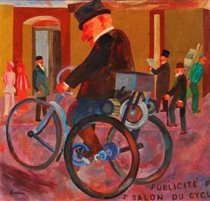 BORGHESE Franz,Pubblicità per il 2° salone del ciclo,1979,Galleria Ambrosiana Casa d'Aste 2015-05-12