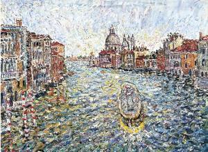 BORGIANNI Guido 1915-2011,Canal Grande, Venezia,1977,Farsetti IT 2008-04-18