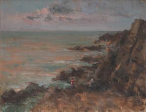 BORGIOTTI Mario 1906-1977,Scogliera a Nervi,Cambi IT 2025-04-14
