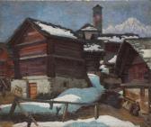 BORGONOVO Giovanni 1881-1975,"Paese sotto la neve",Il Ponte Casa D'aste Srl IT 2012-05-29