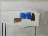 BORIN L,Abstract with blue and brown,Bellmans Fine Art Auctioneers GB 2017-03-14