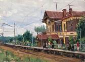 BORISENKOV VASILY PAVLOVICH 1924-2007,Mozhayskoye Station,1958,Sovcom RU 2008-12-11