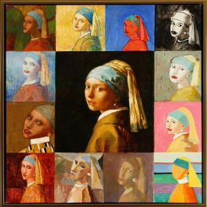 BORISOV Alexei 1965,Vermeers Girl Trough Time,Bruun Rasmussen DK 2008-11-17
