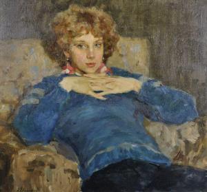BORISOVITCH Evgrafov Alexandre 1927,The Portrait of a Young Lady,John Nicholson GB 2017-11-15