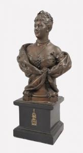 BORMEL Eugen 1858-1932,Popiersie Augusty Wiktorii, cesarzowej Niemiec,19th century,Rempex 2020-12-15