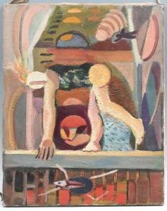 BORNE Mortimer 1902-1987,Abstract Composition,Burchard US 2021-01-24