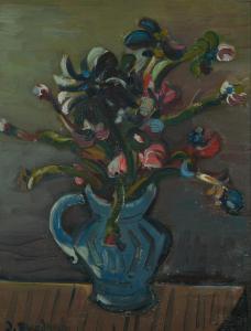 BORNFRIEND Jacob 1904-1976,Still Life with Flowers in Pitcher,Skinner US 2023-05-02