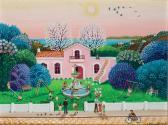 BORRAS AUSIAS OSCAR 1947,"En el jardín",Duran Subastas ES 2015-05-27