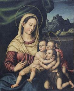 BORRAS Nicolas, le père 1530-1610,Virgen con el Niño y los santos Juanes,Alcala ES 2007-02-14