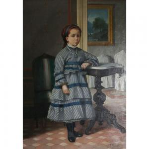 BORRELL DEL CASO Pere 1835-1910,Portrait of a girl,Balclis ES 2019-03-14