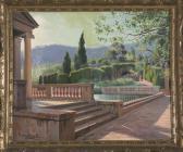BORRELL PLA Ramon 1876-1963,Vista del laberinto de Horta,Balclis ES 2016-05-26