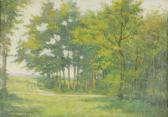 BORREMANS FRANS 1891-1968,Tree landscape,1961,Bernaerts BE 2009-12-14