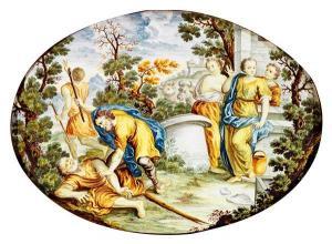 BORROMINI Francesco Castelli 1599-1667,Une scène biblique,Tajan FR 2015-06-17