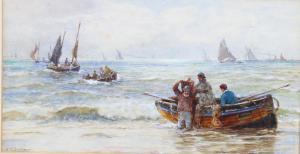 BORROW William Henry 1863-1901,Hastings fishing fleet,Burstow and Hewett GB 2022-12-15