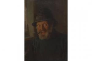 BORROWS H,'Cud' Colley, A Whitby Fisherman,1891,Bamfords Auctioneers and Valuers GB 2015-07-08