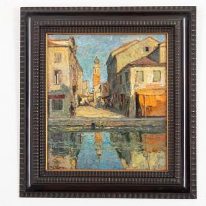 BORSA Roberto 1880-1965,Riflessi, Chioggia,Wannenes Art Auctions IT 2023-09-25