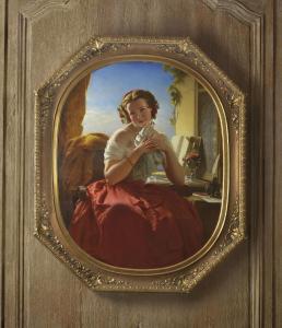 BORSOS Josef 1821-1883,La lettre d'amour,Christie's GB 2018-12-12