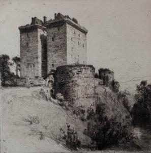 BORTHWICK Alfred Edward 1871-1955,SCOTTISH CASTLE,McTear's GB 2012-07-19