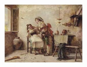 BORTIGNONI Guiseppe 1778-1860,A distraction from chores,Christie's GB 2017-07-19