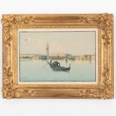 BORTOLUZZI Pietro 1875-1937,Veduta di Venezia con gondoliere,Wannenes Art Auctions IT 2022-10-04