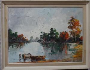 BORTON H.F,River scene,20th century,Bellmans Fine Art Auctioneers GB 2019-06-15
