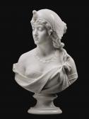 BORTONE Antonio 1844-1938,BUST OF THE GODDESS ISIS,1890,Sotheby's GB 2018-12-12