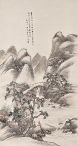 BORUN YANG 1837-1911,Monumental Landscape,Bonhams GB 2022-03-24