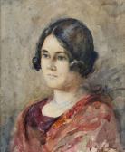 BORUTH Andor 1873-1955,Portrét ženy,1900,Soga SK 2010-10-05
