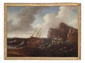 BORZONE FRANCESCO MARIA 1625-1679,Marina con vascelli,Wannenes Art Auctions IT 2014-11-26