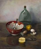 BOS Henk 1901-1979,Still Life with Eggs and Apples,Hindman US 2012-09-24