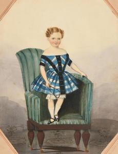 BOSANQUET John E 1854-1869,Portrait of a Young Child,Morgan O'Driscoll IE 2021-07-05