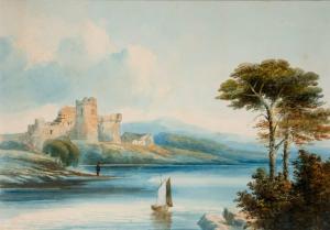 BOSANQUET John E 1854-1869,THE BANKS OF THE AYRE, SCOTLAND,Whyte's IE 2021-12-13