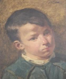 BOSCH CULILLA Josep 1850-1908,Young Boy,1881,Halls GB 2014-04-16