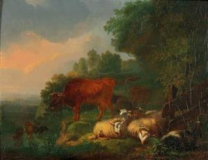 Bosch J.D,A landscape with grazing cattle,1795,Palais Dorotheum AT 2017-12-18