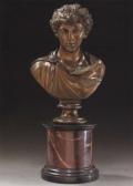 BOSCHETTI Benedetto 1820-1860,Bust of Marcus Aurelius,Sotheby's GB 2003-07-08