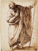 BOSCHI Benedetto,A standing figure of a man wearing a cloak and hol,Sotheby's GB 2023-07-06