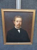 BOSCHMANS Louis 1861-1924,Portrait d\’un Notable,1882,VanDerKindere BE 2019-10-01