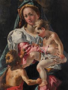 BOSCOLI Andrea 1560-1606,Madonna and Child with the Infant Saint John the B,Sotheby's GB 2024-02-01