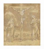 BOSCOLI Andrea 1560-1606,The Crucifixion with the Virgin and Saint John the,Christie's GB 2017-07-05