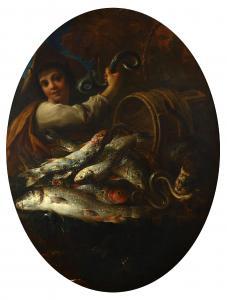 BOSELLI Felice 1651-1732,Ragazzo con pesci,Galleria Pananti Casa d'Aste IT 2024-02-16