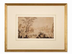 BOSIO Francesco 1726-1756,River Landscape,1756,Auctionata DE 2017-03-08