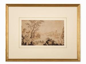 BOSIO Francesco 1726-1756,River Landscape,1756,Auctionata DE 2017-01-16