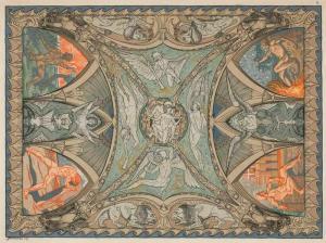 BOSSARD Johann Michael 1874-1950,Gewölbte Decke mit sich küs,Galerie Bassenge DE 2020-11-25