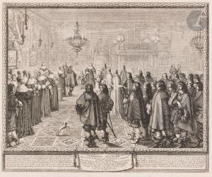 BOSSE Abraham 1602-1676,Cérémonie observée…,1645,Ader FR 2023-11-29