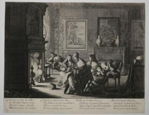 BOSSE Abraham,Les Vierges folles somnolent en attendant l'arrivé,1635,Eric Caudron 2023-02-23